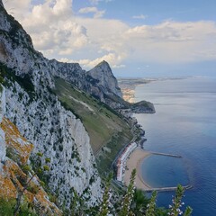 Gibraltar East Side view from top