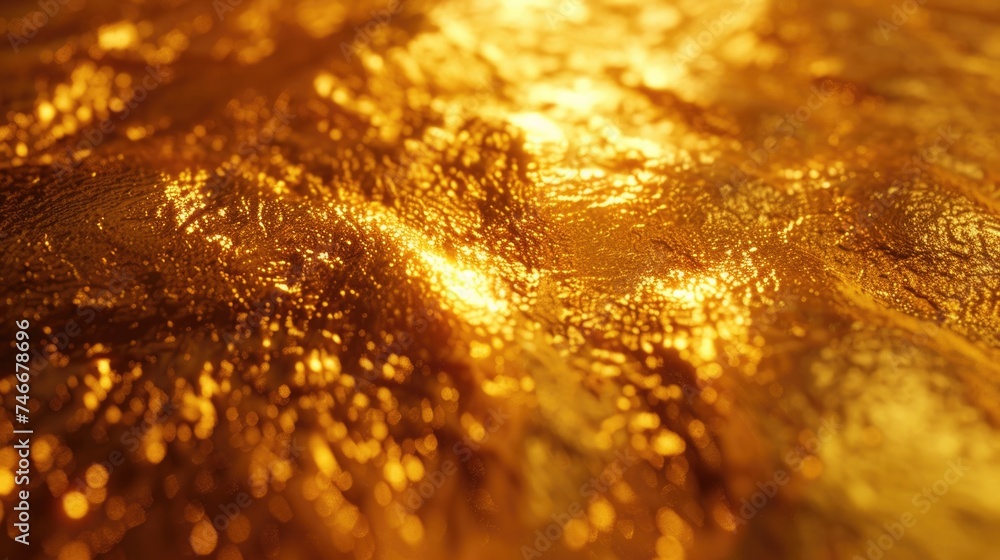 Poster close up view of a shiny surface, suitable for various design projects