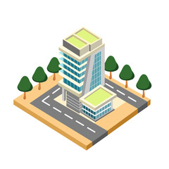 This vector is isometric building vector for decorate presentation to be interesting