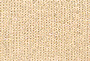 Beige cotton boucle fabric texture as background