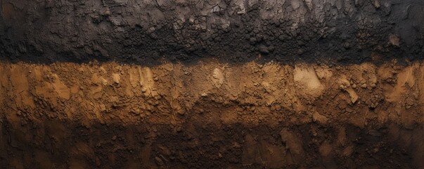 Rustic Textured Earth Tones Abstract