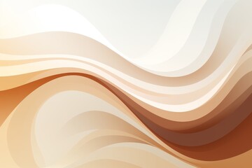 Warm beige brown abstract waves background for graphic design projects and artistic creations