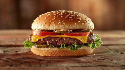 Savor the Juicy Goodness: Our Signature Cheeseburge