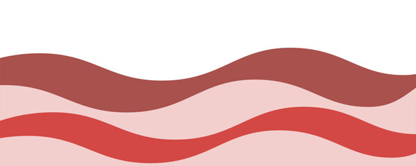 Red wave background wallpaper vector image. Illustration of graphic wave design for backdrop or presentation