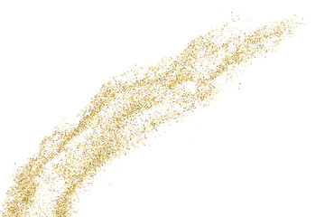 Gold Vector Texture Pattern on White Background. Light Golden Confetti. Yellow Illustration Backdrop. Design Element. eps 10.	
