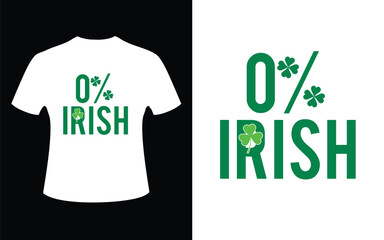 0% irish SVG design