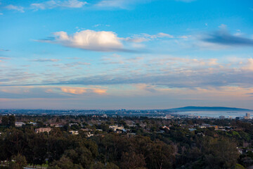 Looking out over the Santa Monica Bay. Pictures taken during sunset in the Santa Monica Mountains.