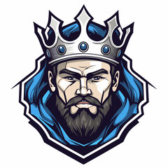 King esport vector logotype, logo king, icon king, sticker king, symbol king, emblem king
