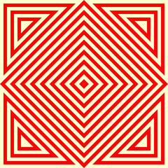 Obraz premium Seamless pattern. Rhombuses, triangles ornament. Geometrical backdrop. Abstract background. Ethnic motif. Geometric figures wallpaper. Digital paper. Ethnical textile print. Web design. Vector artwork