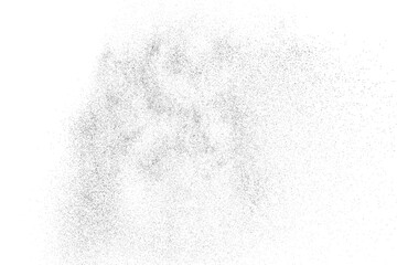 Black texture on white. Worn effect backdrop. Old paper overlay. Grunge background. Abstract pattern. Vector illustration, eps 10	
