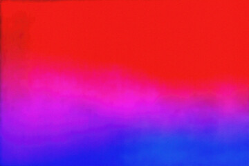 red, blue and pink grainy or noisy gradient. nostalgia and uniqueness abstract background. card for book, music covers, web design and product packaging.