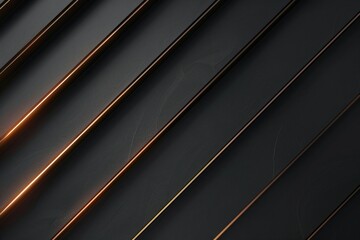 Obraz premium Modern Black Background Line Light Abstract