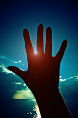 Hand on the Sky