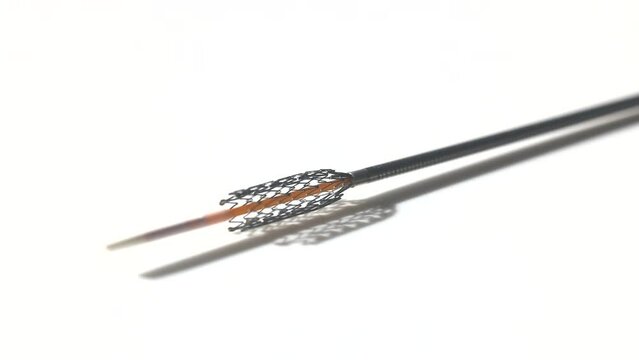 Stent, Stents, Metallgitter, Gef&auml;ssst&uuml;tze (Stentfreisetzung)