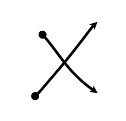 silhouette of a stick