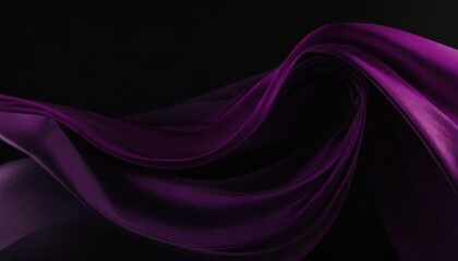 Abstract Background with 3D Wave Gradient Silk Fabric