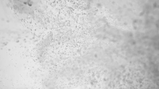 Abstraction of the movement of substances or small organisms along the flow