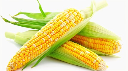 Corn, scientifically known as Zea mays, is a cereal grain that originated in Mesoamerica and has been cultivated by indigenous for peoples for thousands of years. - obrazy, fototapety, plakaty