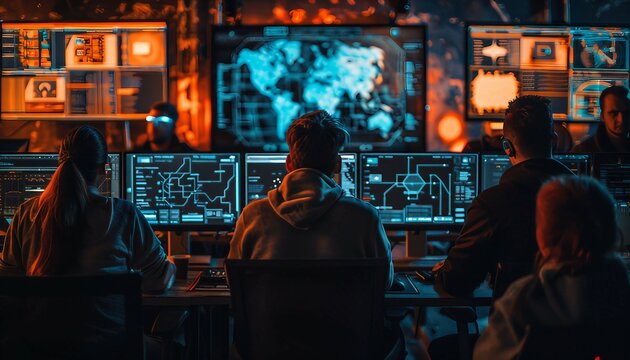 Employee Cybersecurity Training: Building Awareness, employee cybersecurity training with an image depicting a group of employees participating in a workshop AI