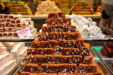 Turkish delights, candies and confections.