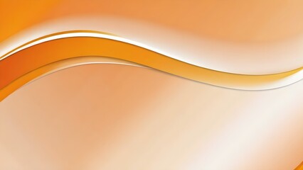 Abstract gradient orange background with waves for template, background, banner, postcard, presentation	
