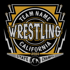 Wrestling State Champs - 2024 (Insert Team Name)