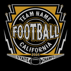 Football State Champs - 2024 (Insert Team Name)