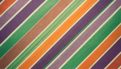 retro stripe pattern in green purple orange and violet