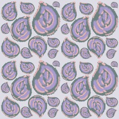 seamless pattern with paisley