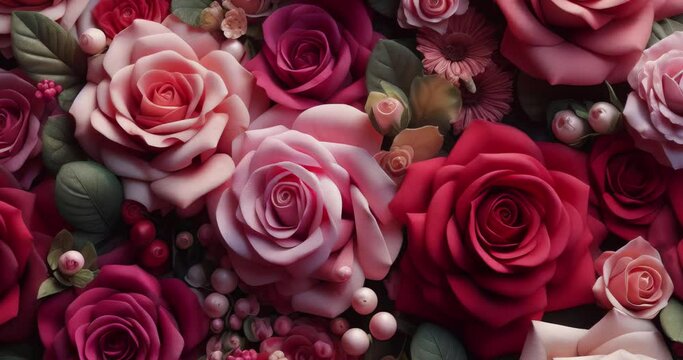 roses background, valentine day, woman's day, mother's day.