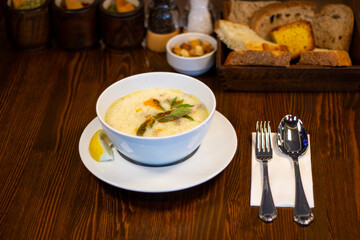 Tukish Tripe Soup / Traditional Iskembe Corbasi..