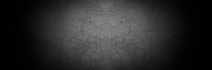 Wall the style vintage black gray background of old cement brick texture has white many horizontal block which are beautiful.