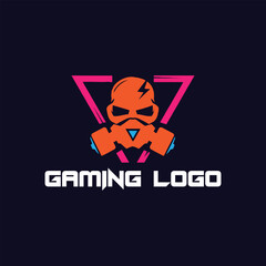 digital gaming logo design vector