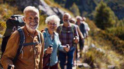 Active Aging: Seniors Hiking Trail - Strength and Resilience in Older Adults Embracing Health and...