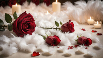 Herzen und Rosen: Symphonie der Romantik