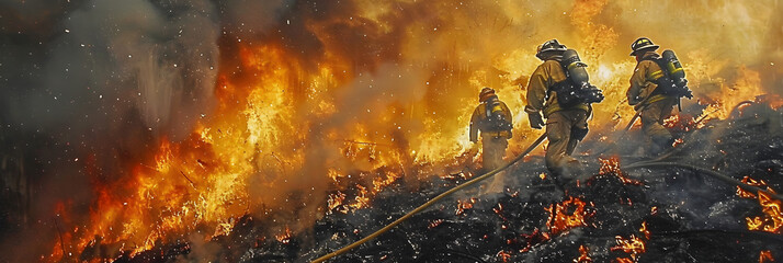 Firefighters Battle Blazing Inferno A Heroic June Moment 