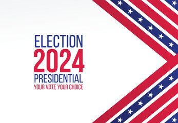 Election 2024 banner design template
