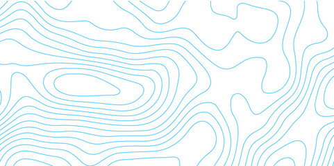 Abstract background with topographic contours map with blue color geographic line map .white wave paper curved reliefs abstract background .vector illustration of topographic line contour map design .