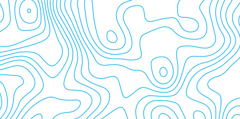 Abstract background with topographic contours map with blue color geographic line map .white wave paper curved reliefs abstract background .vector illustration of topographic line contour map design .