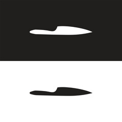 kitchen knife icon symbol template for graphic and web design collection logo vector illustration