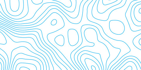 Abstract background with topographic contours map with blue color geographic line map .white wave paper curved reliefs abstract background .vector illustration of topographic line contour map design .