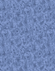 Estampado de jacarandas en color original de la flor representativa de la Ciudad de México y otros lugares de México durante la primavera.