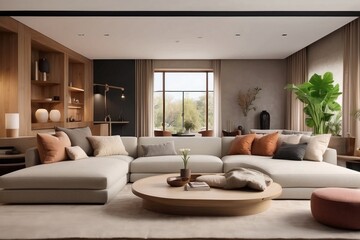 a living room with a couch
