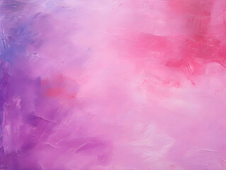 Fototapeta premium Abstract pink and purple dry brush oil painting style texture background