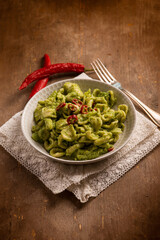orecchiette with broccoli and anchovies traditional italian recipe - 746734821