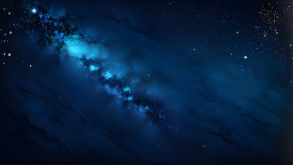 a blue galaxy,  space and stars 