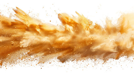 Dynamic Golden Sand Explosion