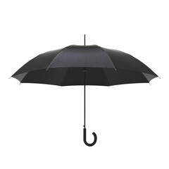Black Umbrella Open