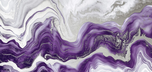 Rich purple and silver fabric textured curves for wallpaper or background 001