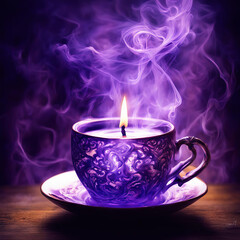 Magic cup candle.